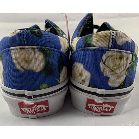 Vans Women's Era Romantic Floral Blue Multicolor Skate Shoes Size 7.5 Men Size 6 - Picture 5 of 7